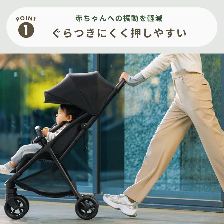 Aprica ヴィット B型ベビーカー 幅52.1×奥行85.7×高さ105.3cm Aprica