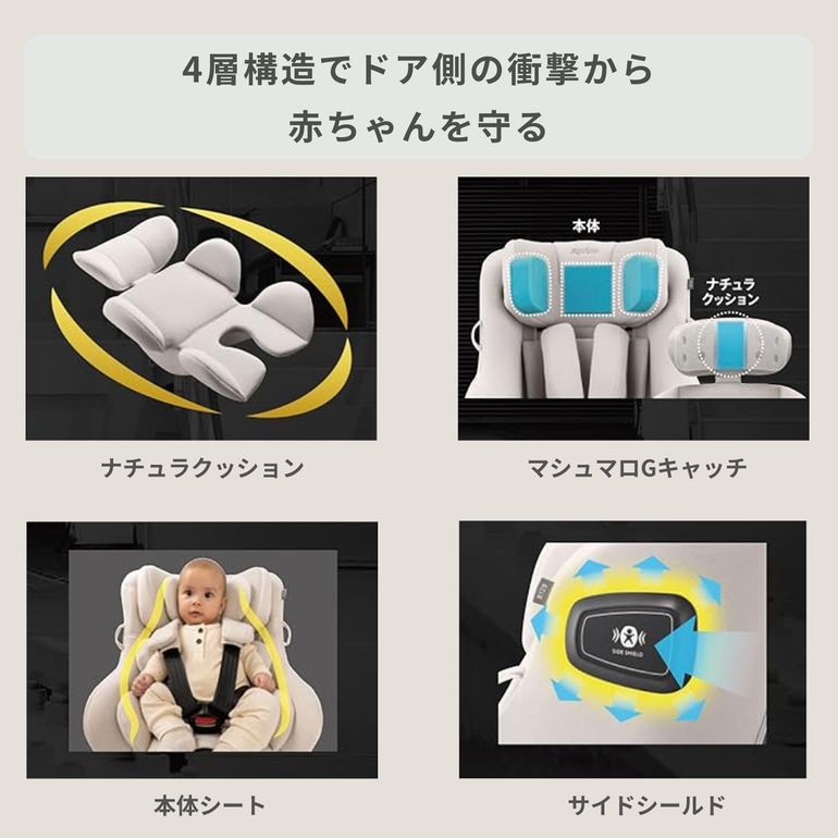 Apriica チャイルドシート 比較的キレイ Aprica クルリラエックスプラス (ABモデル) チャイルドシート 幅44