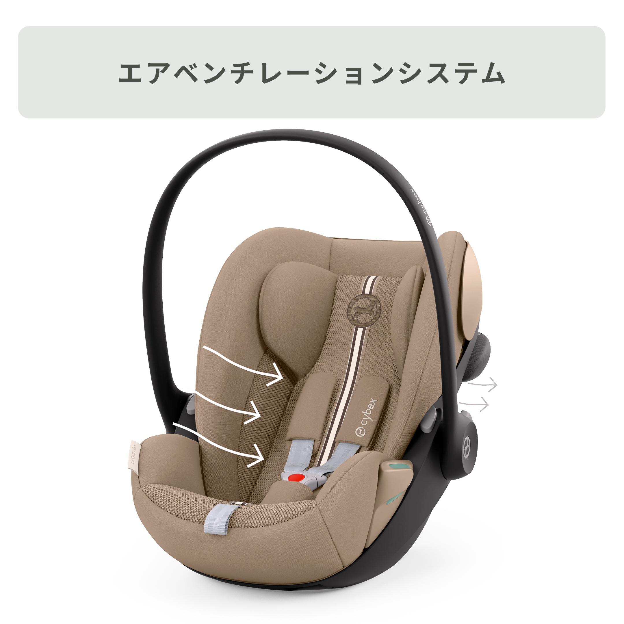 2024Cybex クラウドG i-Size チャイルドシート　アダプター付き Cybex ベビーシート クラウド G i-Size 幅43.5×奥行68×高さ35.5cm