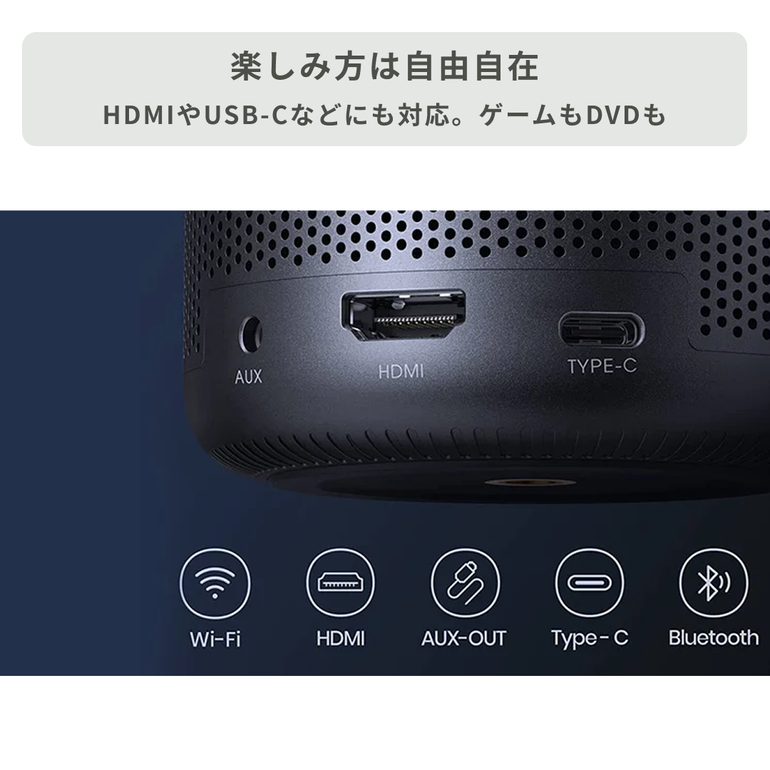 Nebula (ネビュラ) Capsule 3 Laser モバイルプロジェクター D2426N12