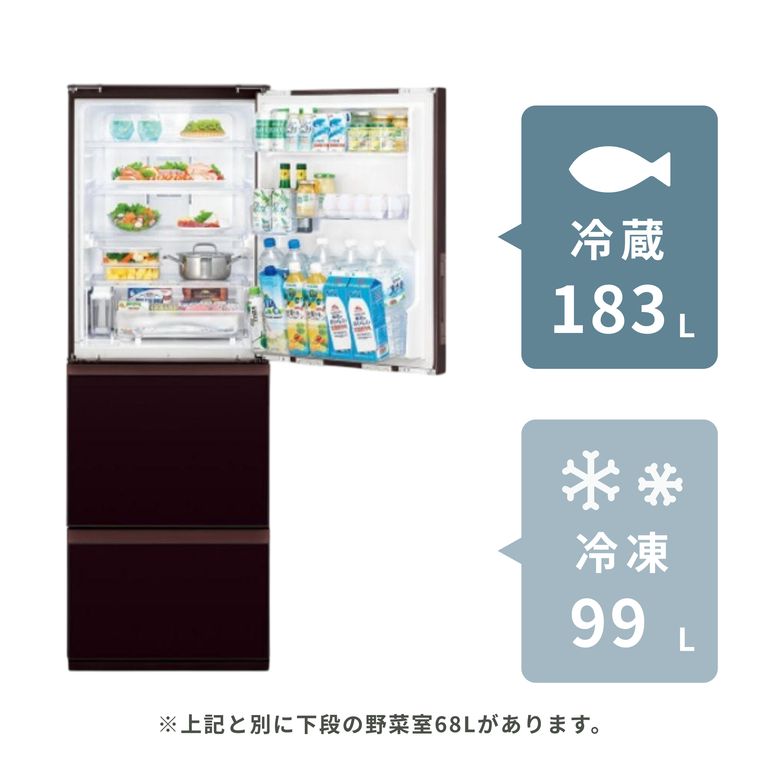 SHARP（シャープ）350L 3ドア冷凍・冷蔵庫 350L SHARP / シャープの