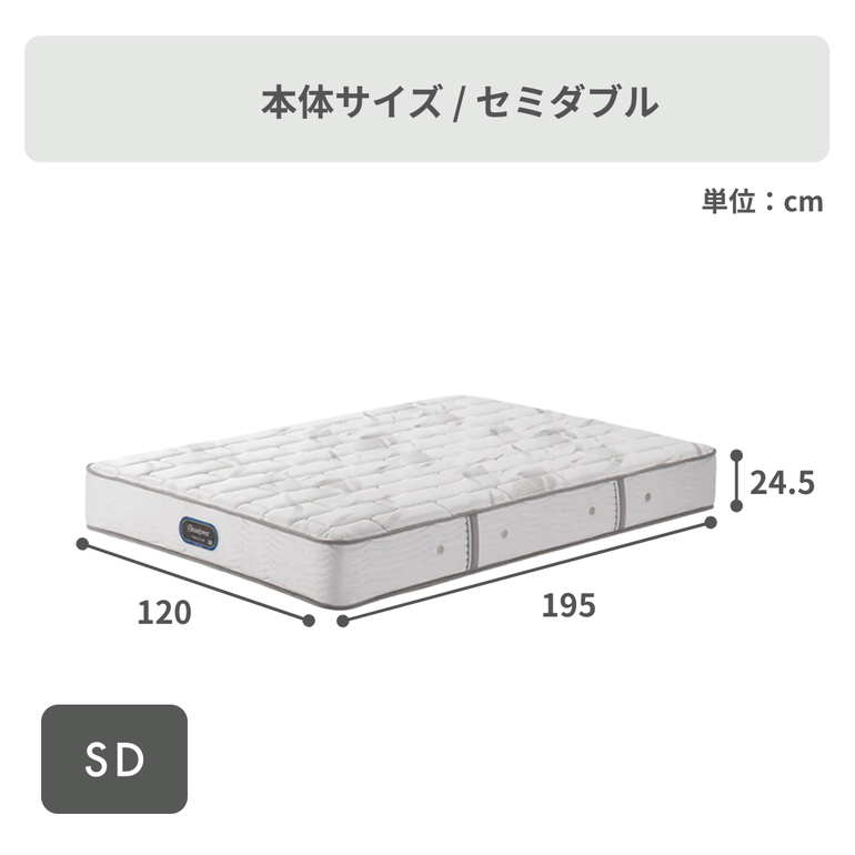 SIMMONS Beautyrest ポケットコイルマットレス プレミアム 6.5インチ