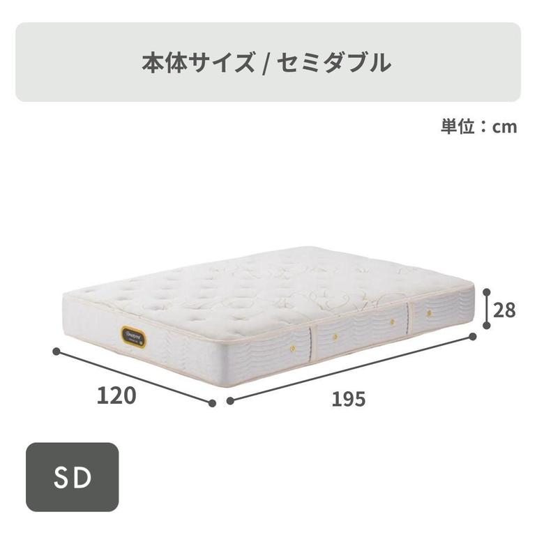 SIMMONS Beautyrest Premium ゴールデンバリューマットレス シングルの 