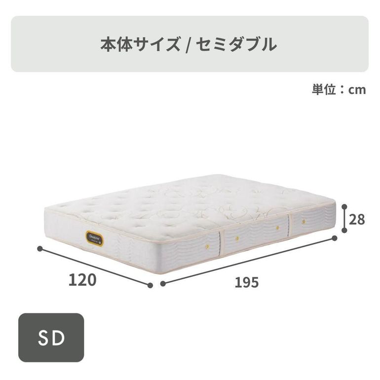 SIMMONS Beautyrest Premium ゴールデンバリューマットレス シングル