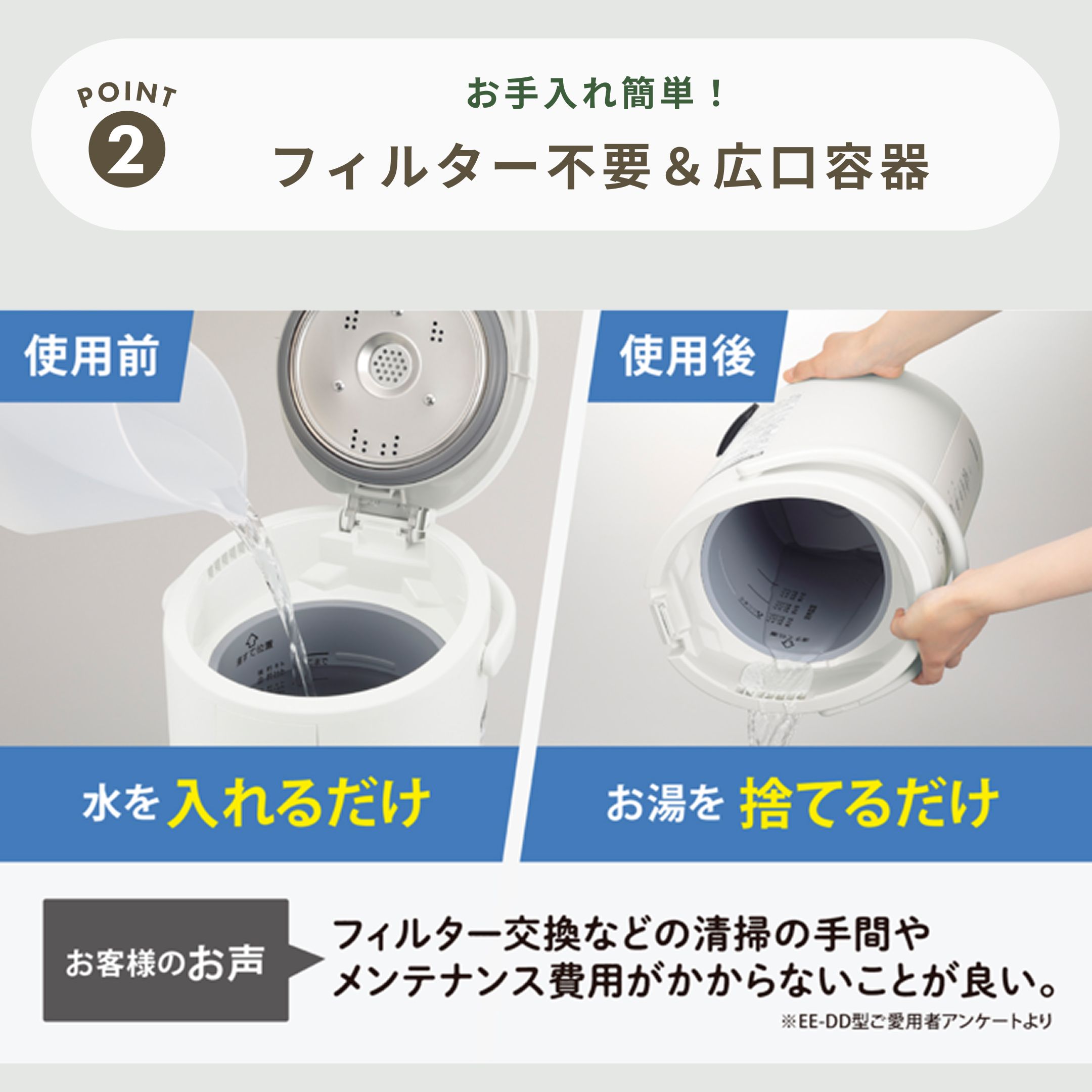 象印 スチーム式加湿器 4L（長時間加湿タイプ） 4L（木造和室～8畳