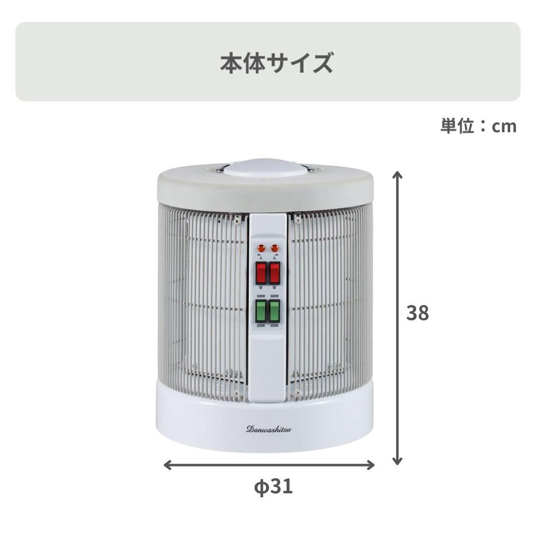 360° 遠赤外線パネルヒーター 暖話室 植毛加工モデルのレンタル