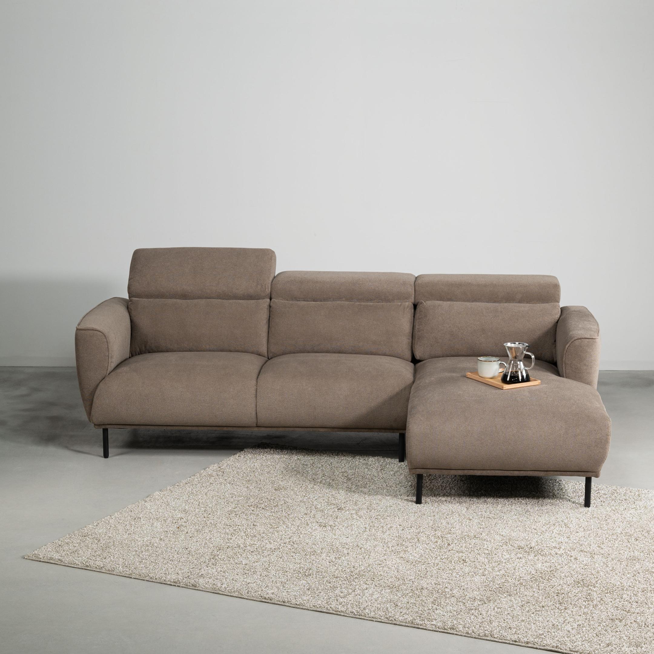 エル字のコーナーソファ　form GARNI ヘッドレストソファ