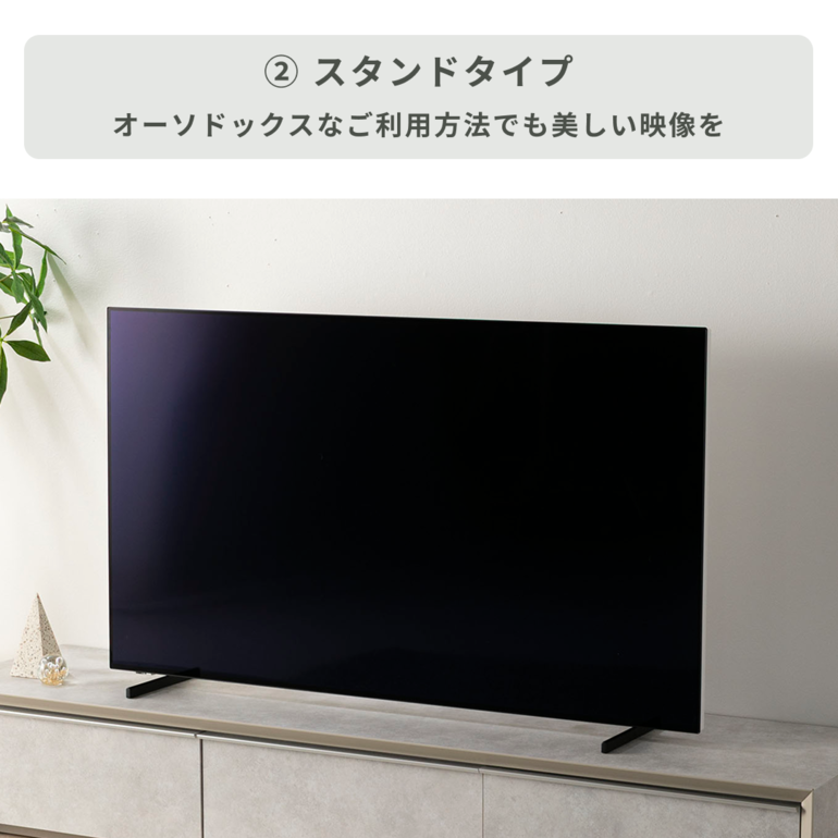 Panasonic（パナソニック） 4K有機EL「ウォールフィットテレビ」 55V型