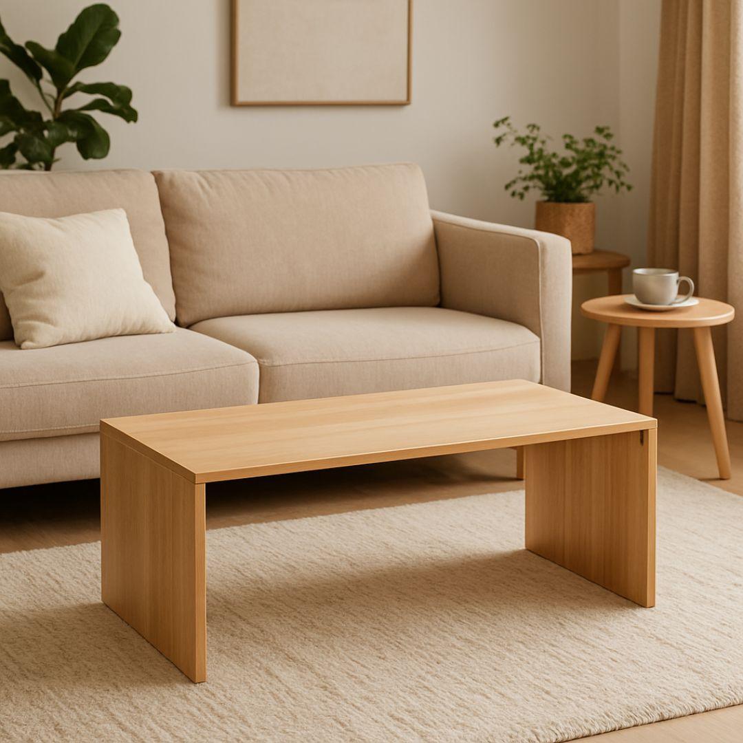 フォーダブル リビングテーブル 幅105×奥行60×高さ35cmのレンタル