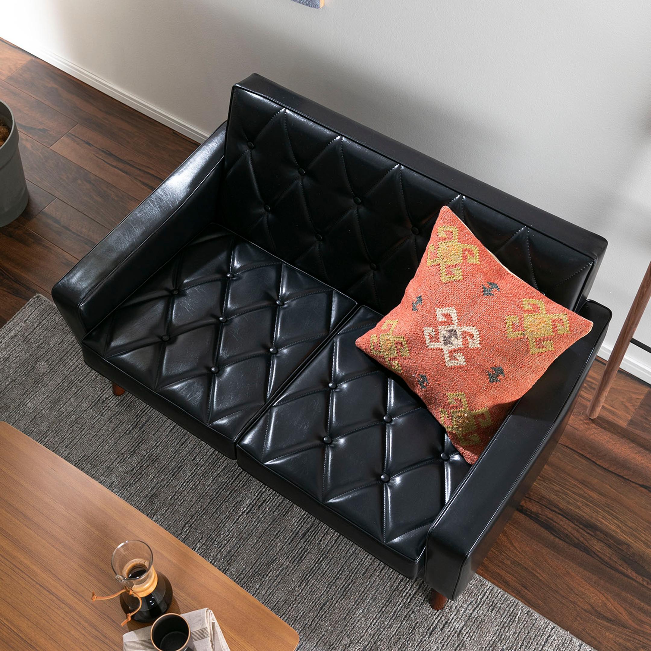 カリモク60 ロビーチェア 2シーター モケットグリーン karimoku60