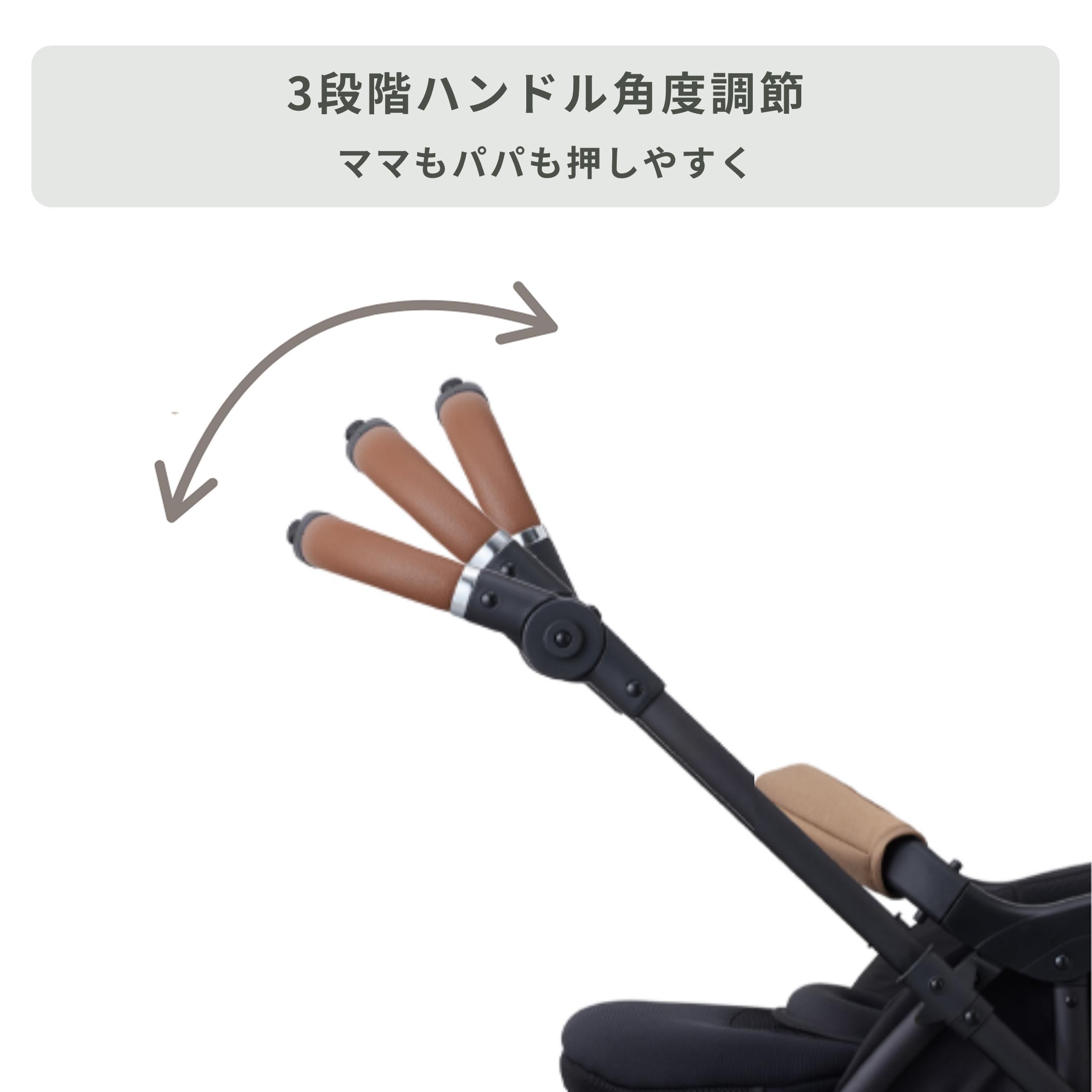 Pigeon 両対面式A型ベビーカー ランフィ RB5 幅52.5×奥行105×高さ103