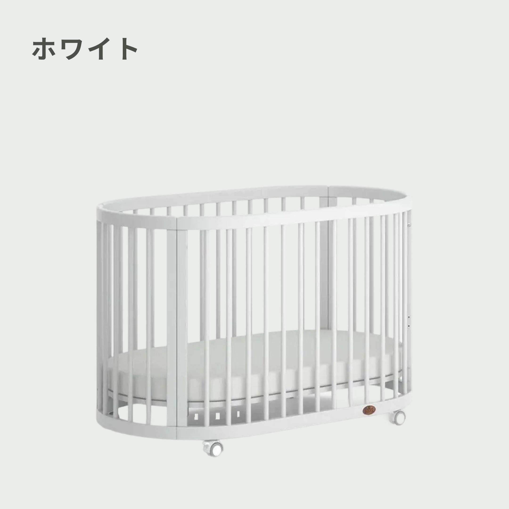 Boori ベビーベッド OASIS 専用マットレス・防水シーツ付きのレンタル