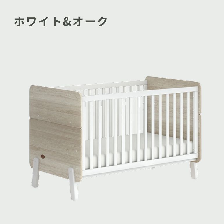 Boori ベビーベッド NATTY 専用マットレス・防水シーツ付きのレンタル