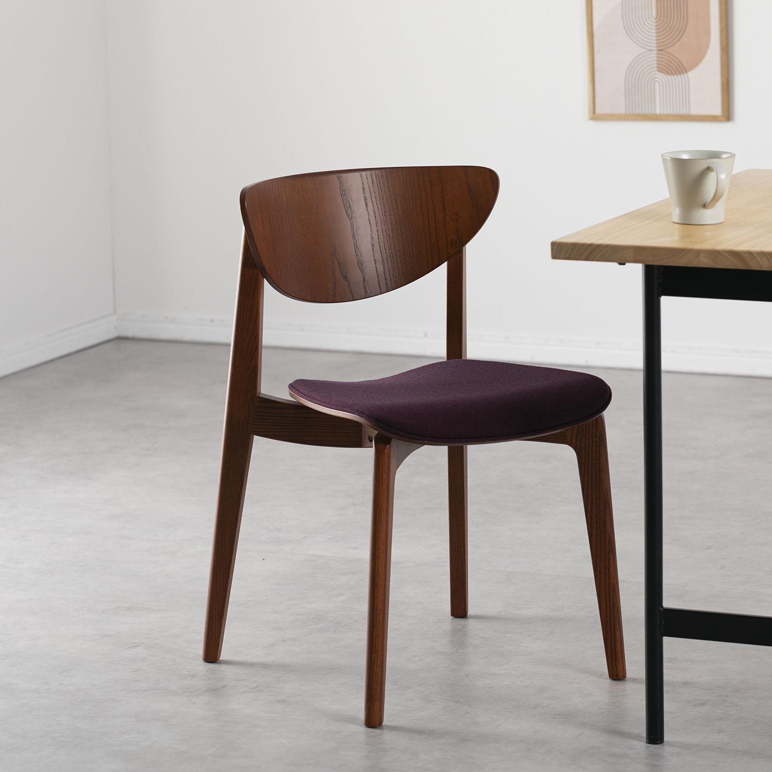 天童木工 Tendo×kvadrat ダイニングチェア 幅47.5×奥行50.7×高さ72cmの