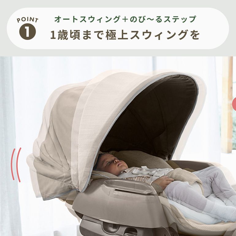 Combi ハイローベッド&チェア ネムリラ コードレス premium エッグ