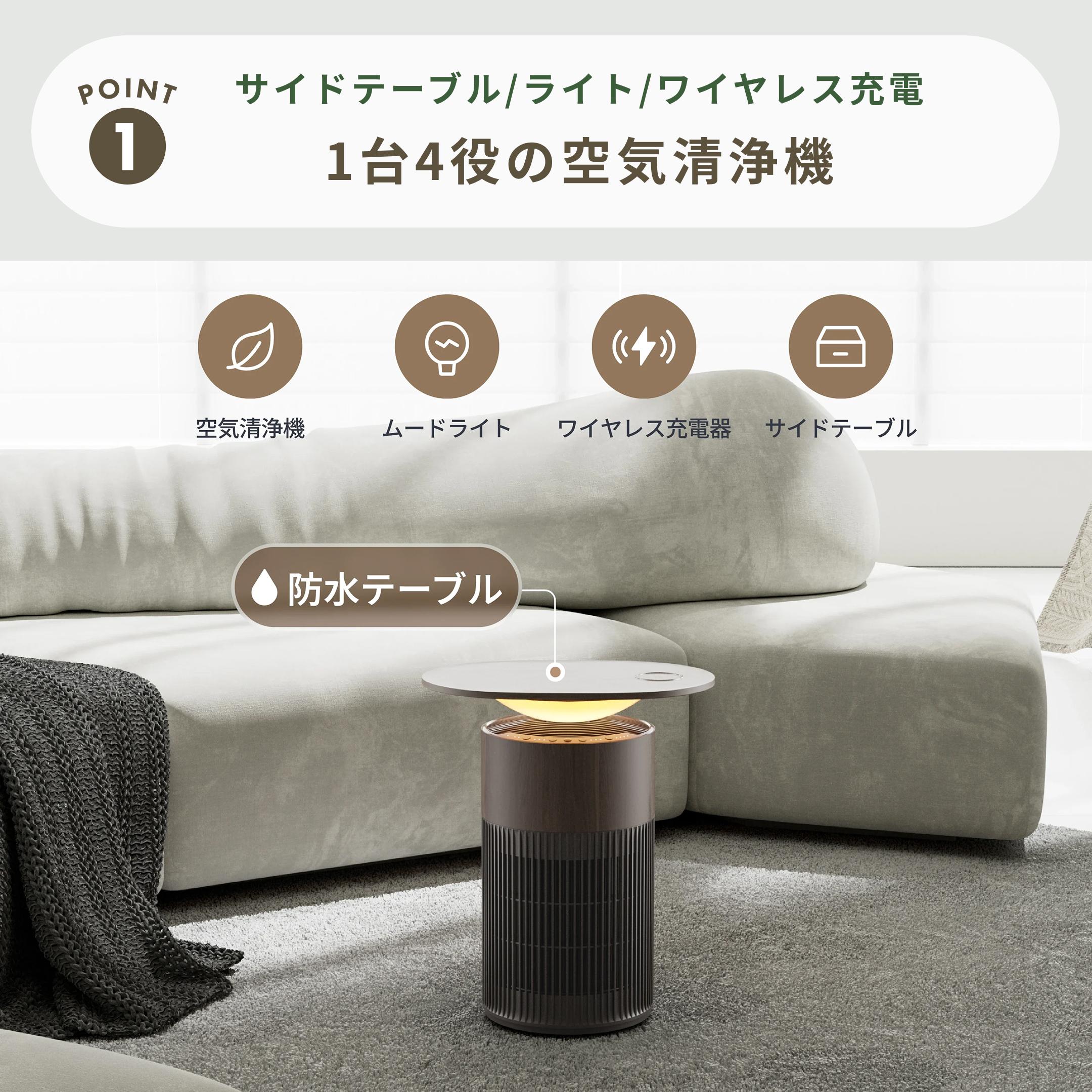 SwitchBot (スイッチボット) 空気清浄機 Table 幅42×奥行29×高さ49.7