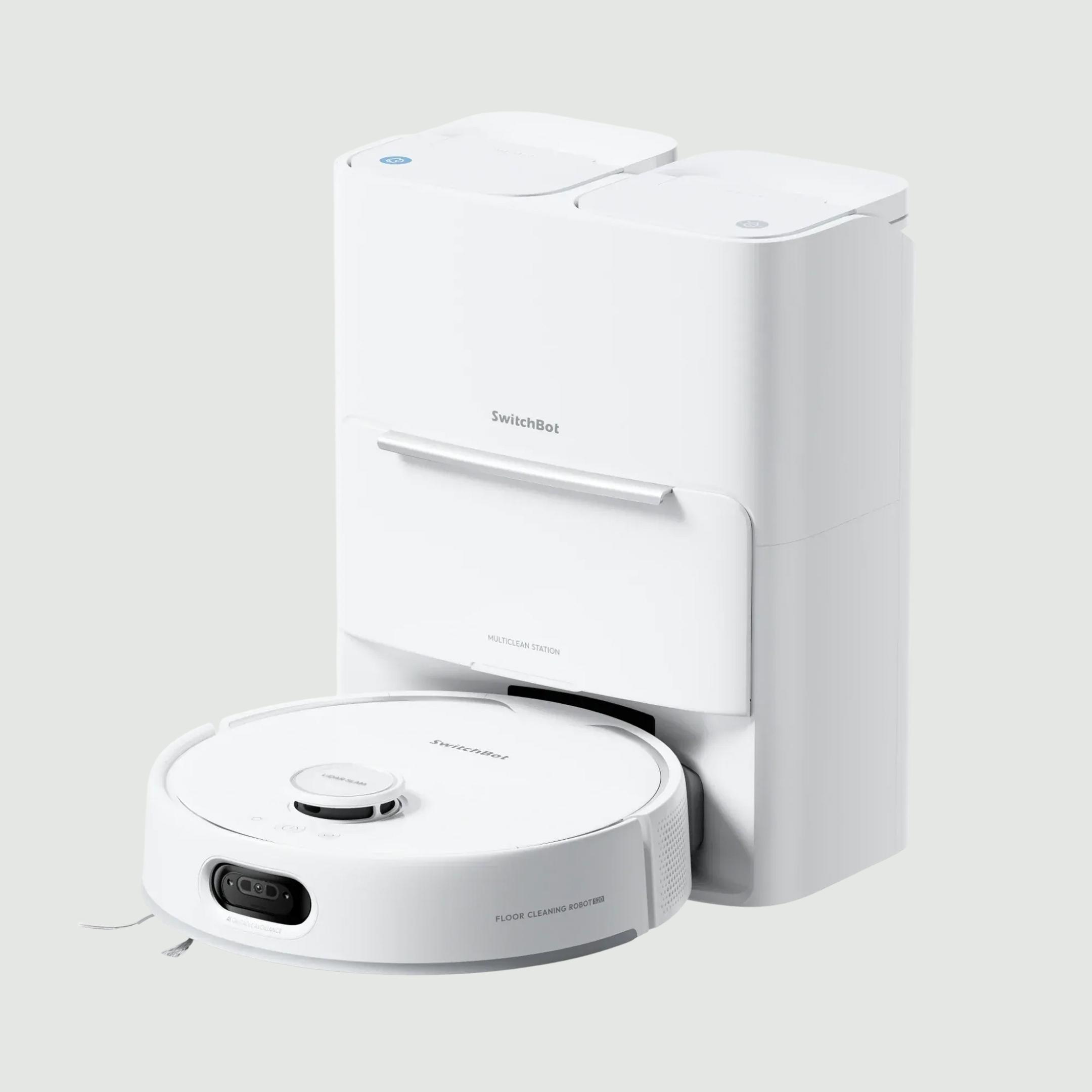 SwitchBot S20 ロボット掃除機 ホワイト SwitchBot ロボット掃除機 S20 直径36.5×高さ11.5㎝ SwitchBot