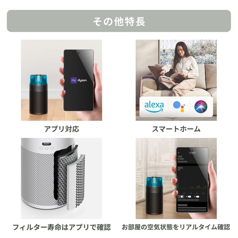 Dyson (ダイソン) HushJet shizuka 空気清浄機 SP01 dyson｜【公式