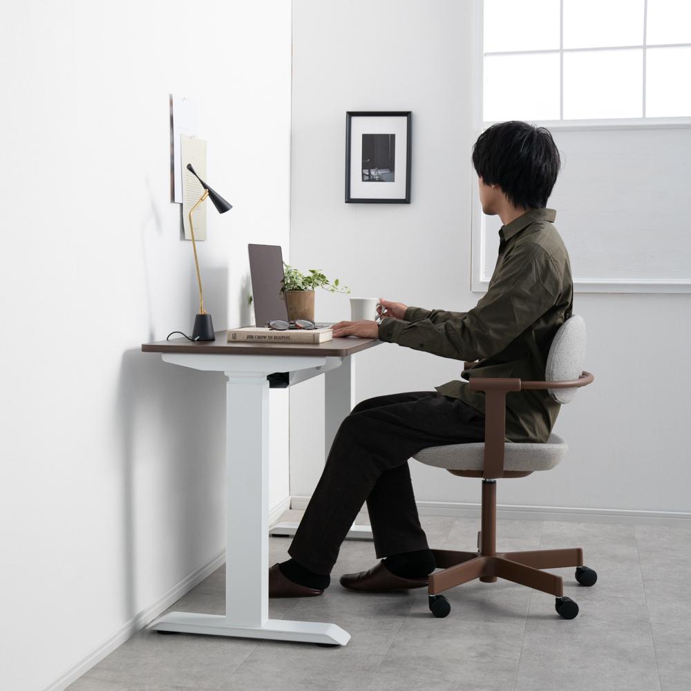 スリム電動 昇降デスク W100×D50×H71cm YAMAZEN / 山善のレンタル