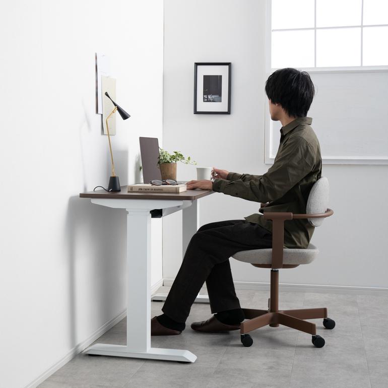 スリム電動 昇降デスク W120×D50×H71cm YAMAZEN / 山善のレンタル 