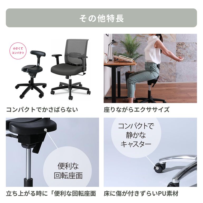 ayur-chair キャスタータイプ オクトパス スタンダードのレンタル