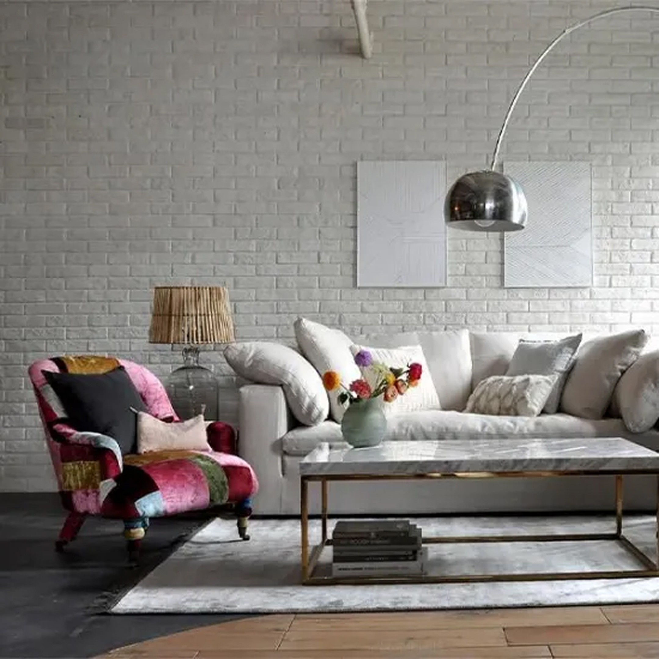halo ソファ 1人がけ ANNE CHAIR HALO ANNE CHAIR アンチェア VELVET PATCHWORK BOHEM 1P｜【公式】CLAS