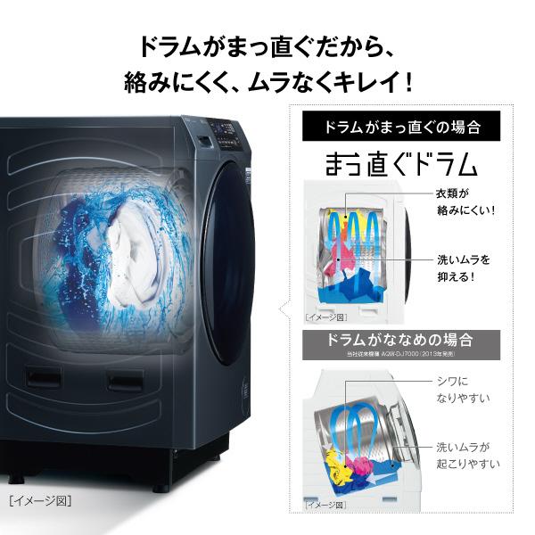 AQUA（アクア）まっ直ぐドラム ドラム式洗濯乾燥機 【洗濯8kg/乾燥4.5