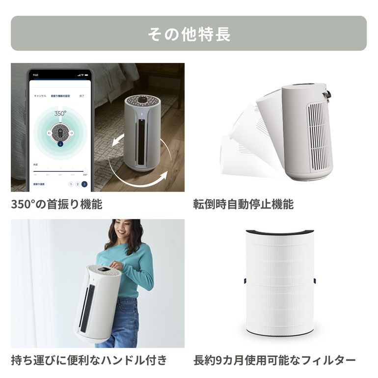 Blueair (ブルーエア) ComfortPure 3-in-1 空気清浄機 T10i Blueair