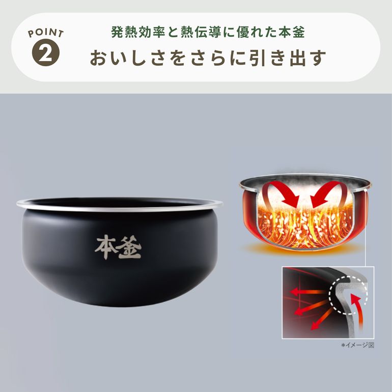 T-fal (ティファール) ザ・ライス 遠赤外線IH炊飯器 3.5合炊き t-fal