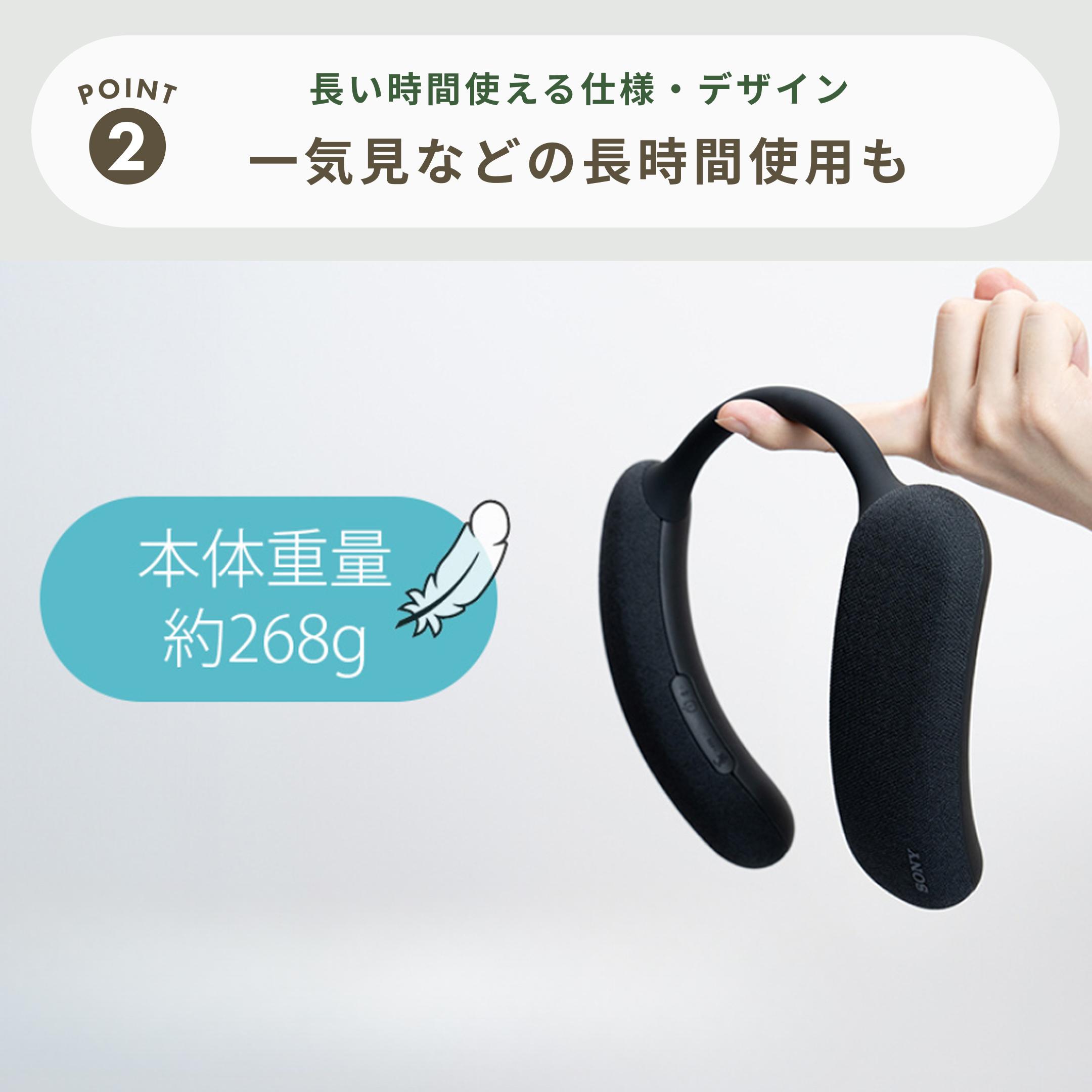 SONY ワイヤレスネックバンドスピーカー ワイヤレストランスミッター