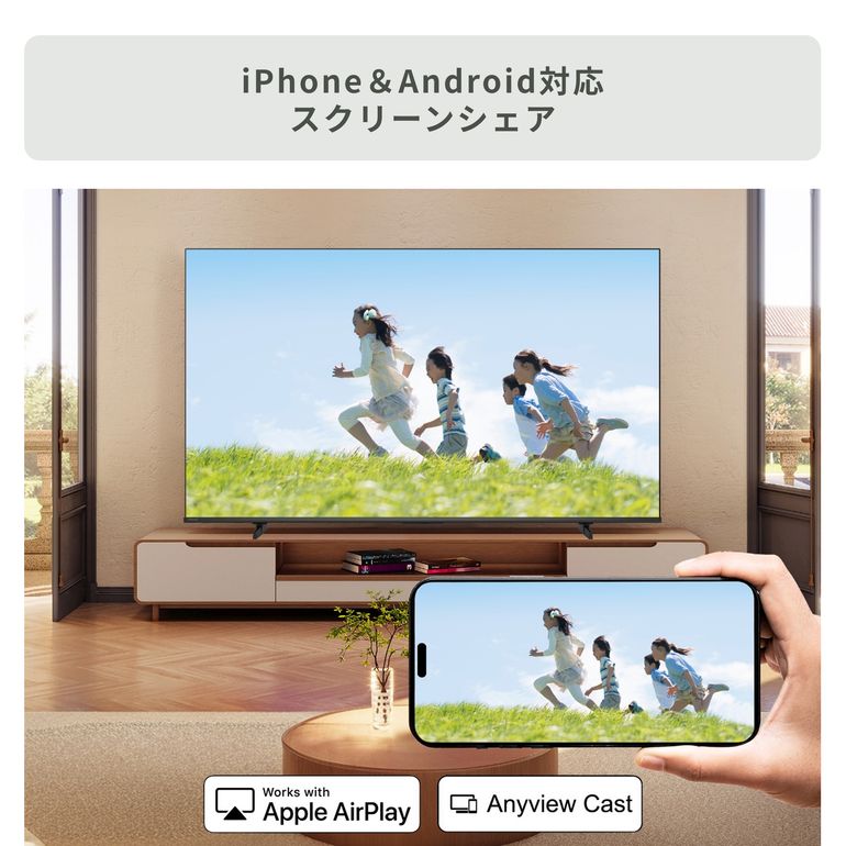 Hisense / ハイセンス 4K液晶テレビ C55Rシリーズ 50V型 hisense