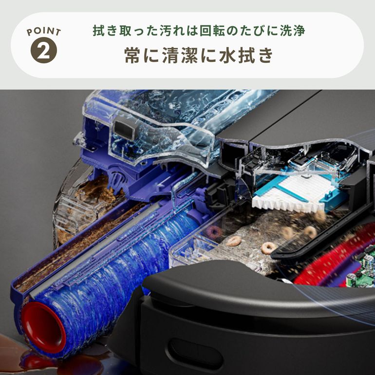 Dyson (ダイソン) ロボット掃除機 【水拭き対応】 Spot+Scrub Ai Dyson