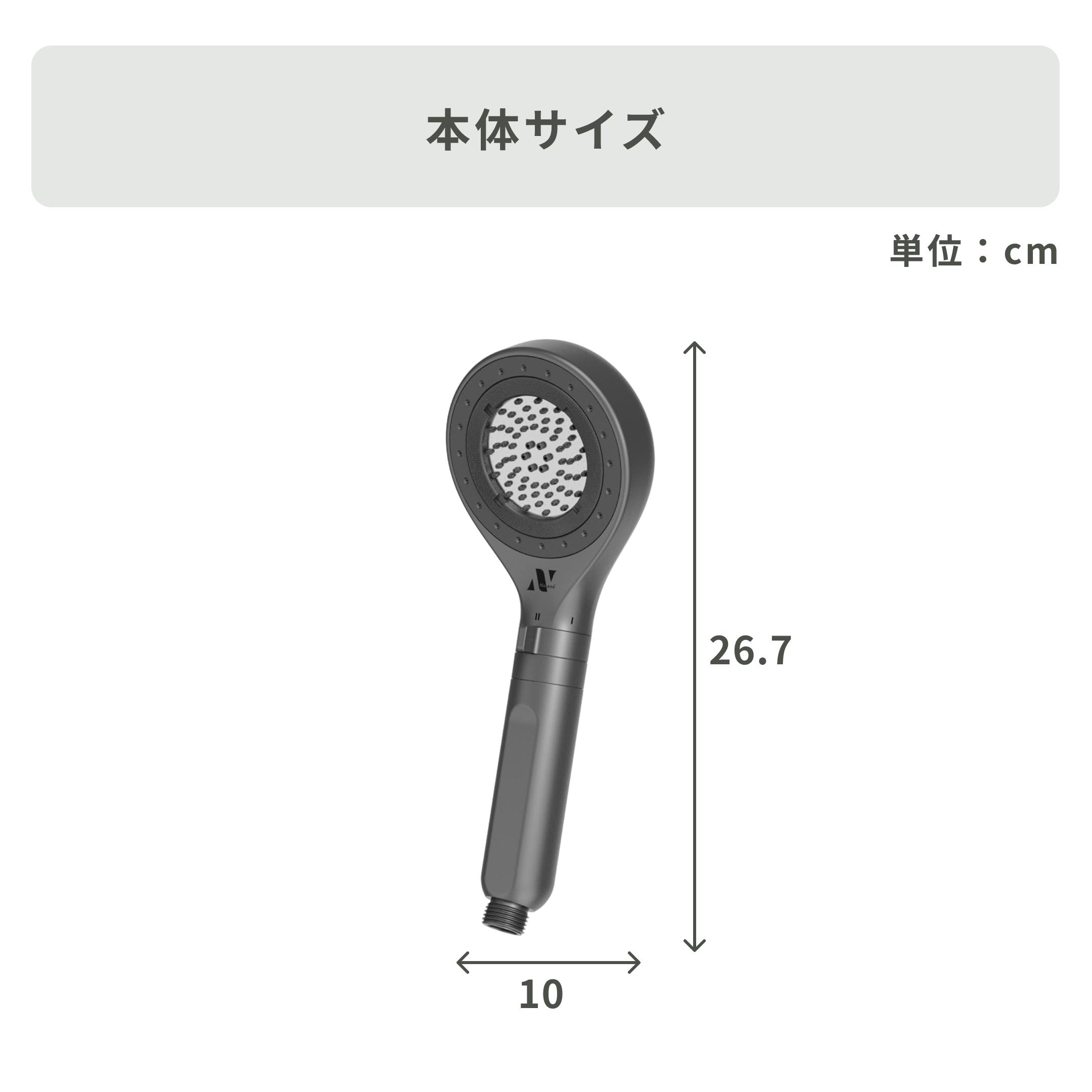 NOEND (ノーエンド) オーガニックファインバブル シャワーヘッド NB-SH