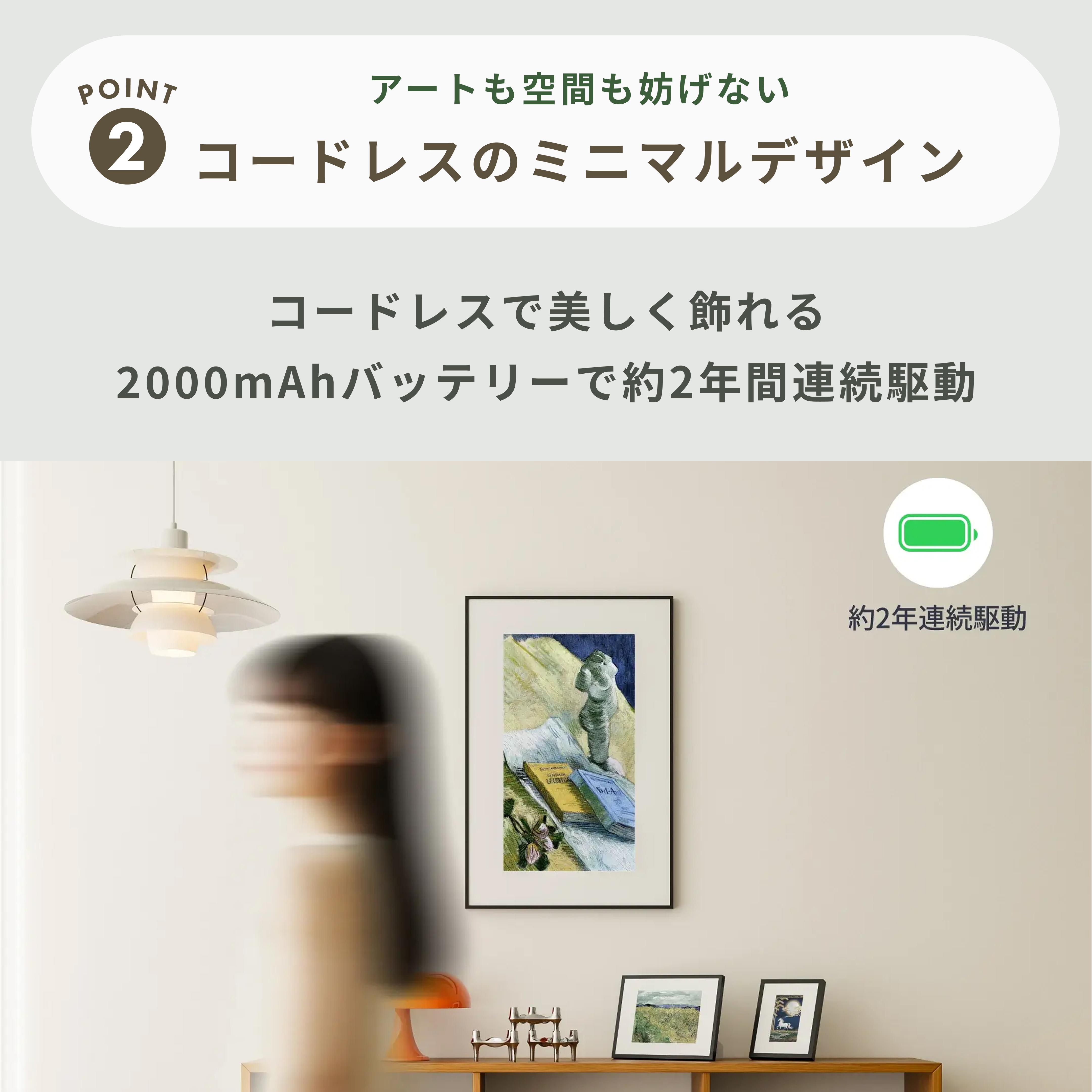SwitchBot AI アートキャンバス 7.3インチ（25cm×20cm×2.5cm