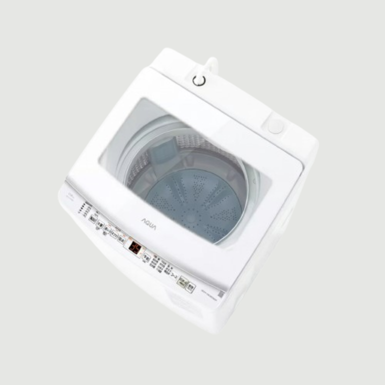 348⭐️2024年製美品★アクア　洗濯機　7KG 大型　インバーター　一人暮らし AQUA 全自動洗濯機7.0kg インバーター搭載 ワイドガラストップモデル