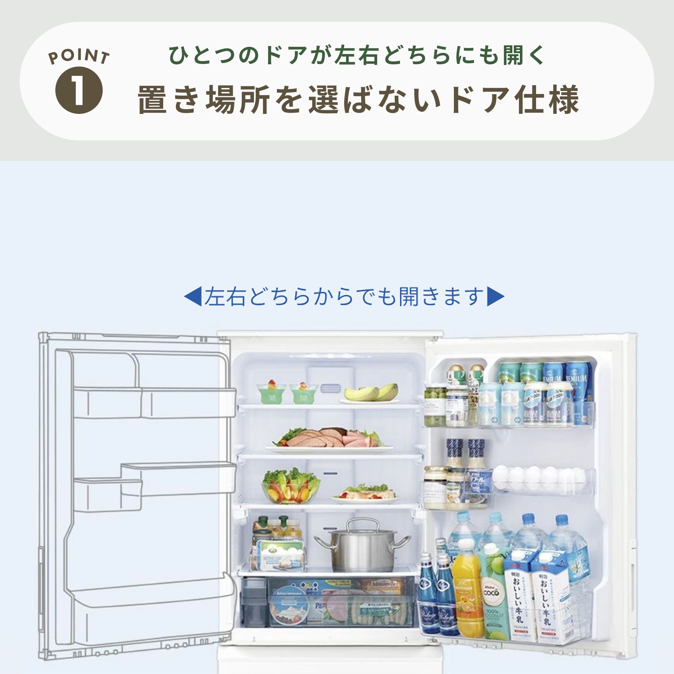 SHARP (シャープ) 408L 5ドア 冷凍冷蔵庫 【プラズマクラスター搭載