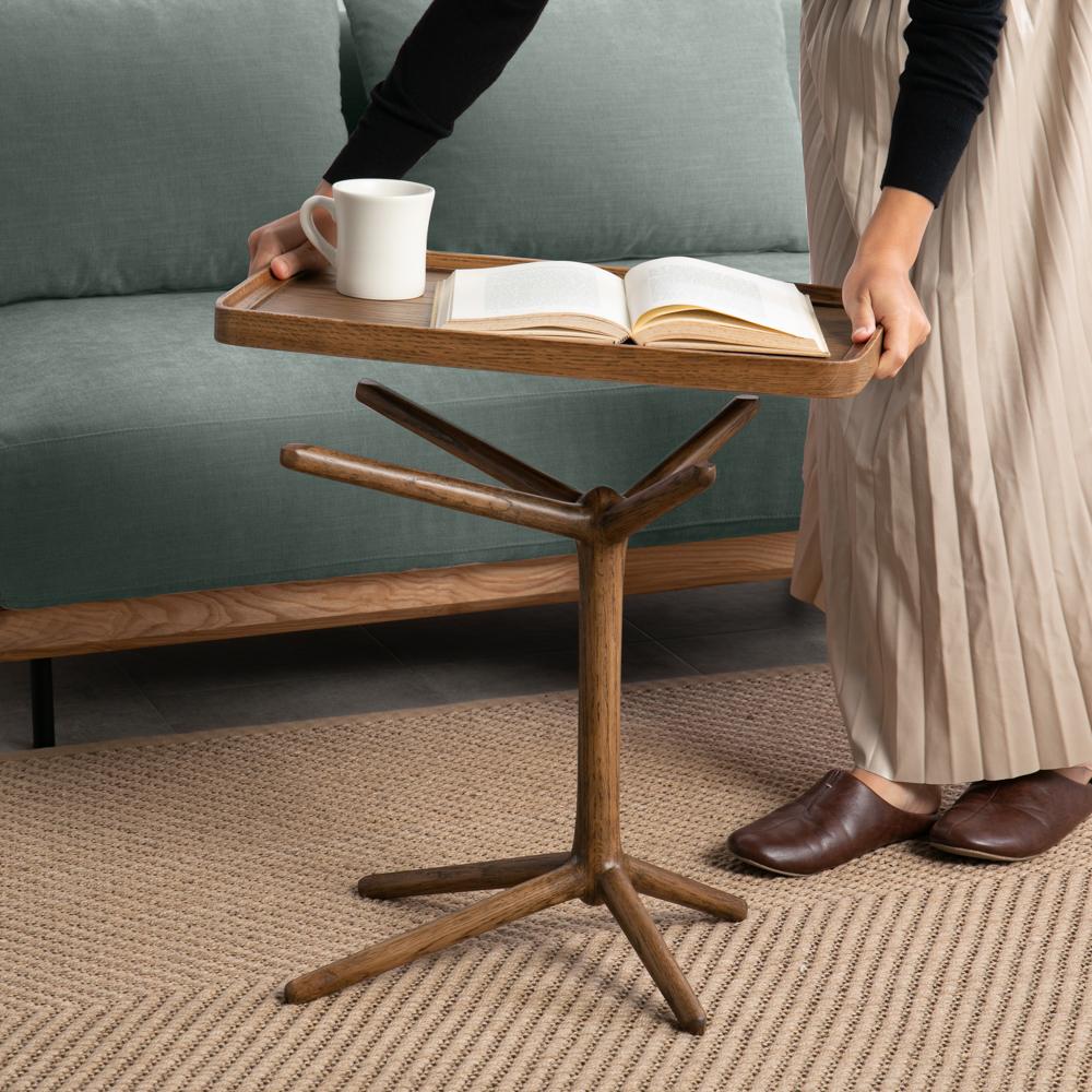 トレー付きサイドテーブル W54×D33×H51cm azumaya / 東谷のレンタル