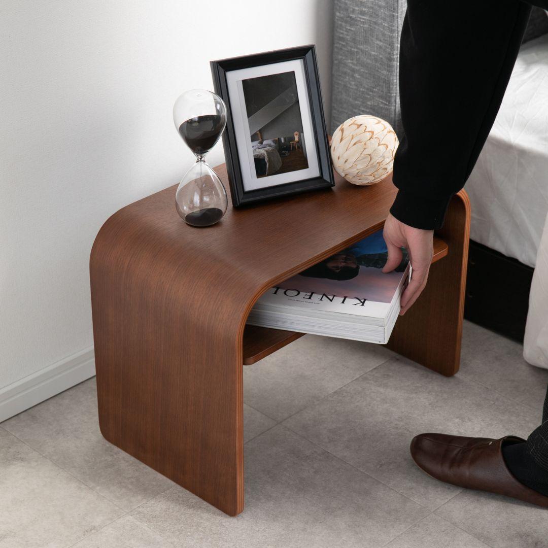 2WAYサイドテーブル W50×D29.5×H36.5cm azumaya / 東谷の