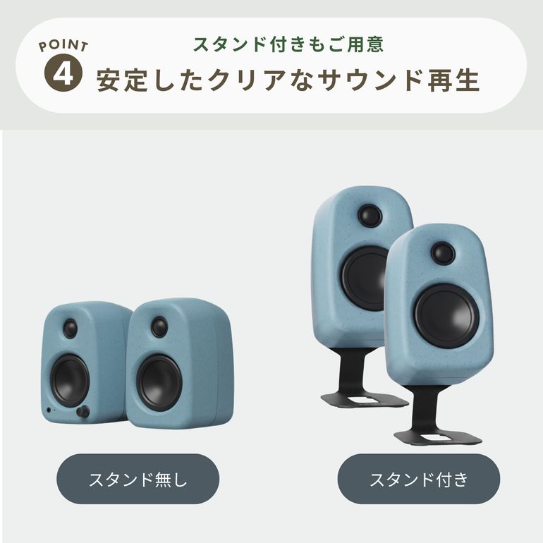 Kanto Audio (カント オーディオ）デスクトップ スピーカー UKI