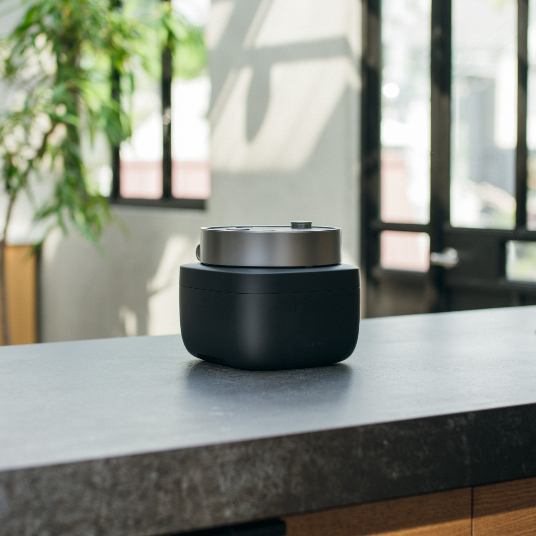 ☆BALMUDA the Gohan バルミューダ 3合炊き K03A-BK 電気炊飯器 現状品