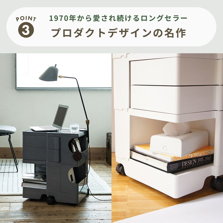 B-LINE (ビーライン) ボビーワゴン 3段3トレイ｜【公式】CLAS（クラス