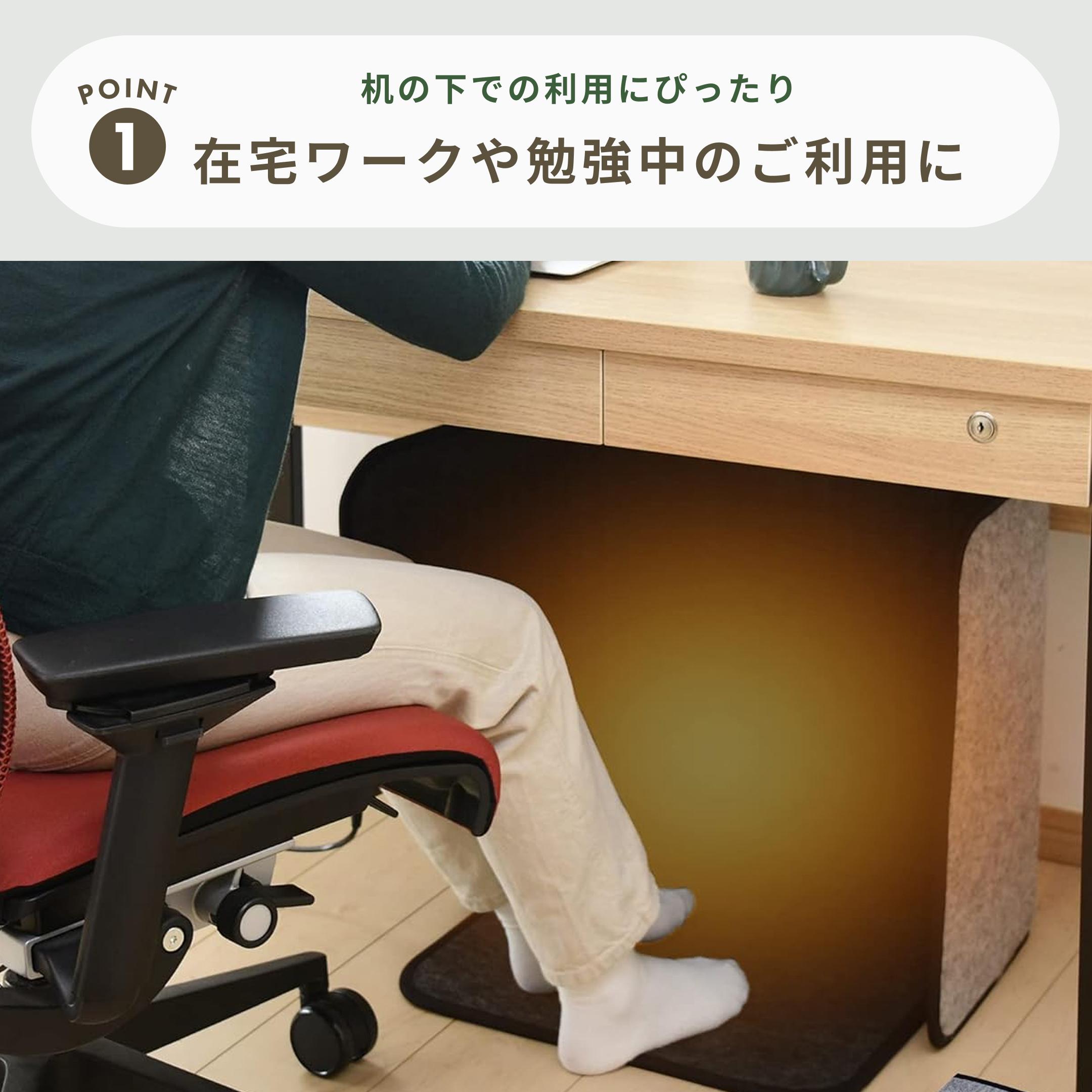 パーソナルパネルヒーター 幅50×奥行50×高さ30cm YAMAZEN / 山善の