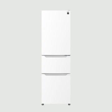 SHARP 317L 3ドア 冷凍冷蔵庫 プラズマクラスター搭載