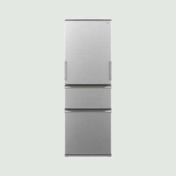 SHARP（シャープ） 374L 3ドア 冷凍・冷蔵庫 どっちもドア採用