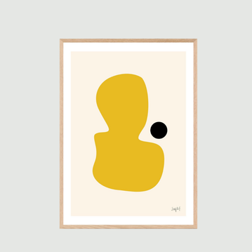 THE POSTER CLUB アートポスター Yellow Stain