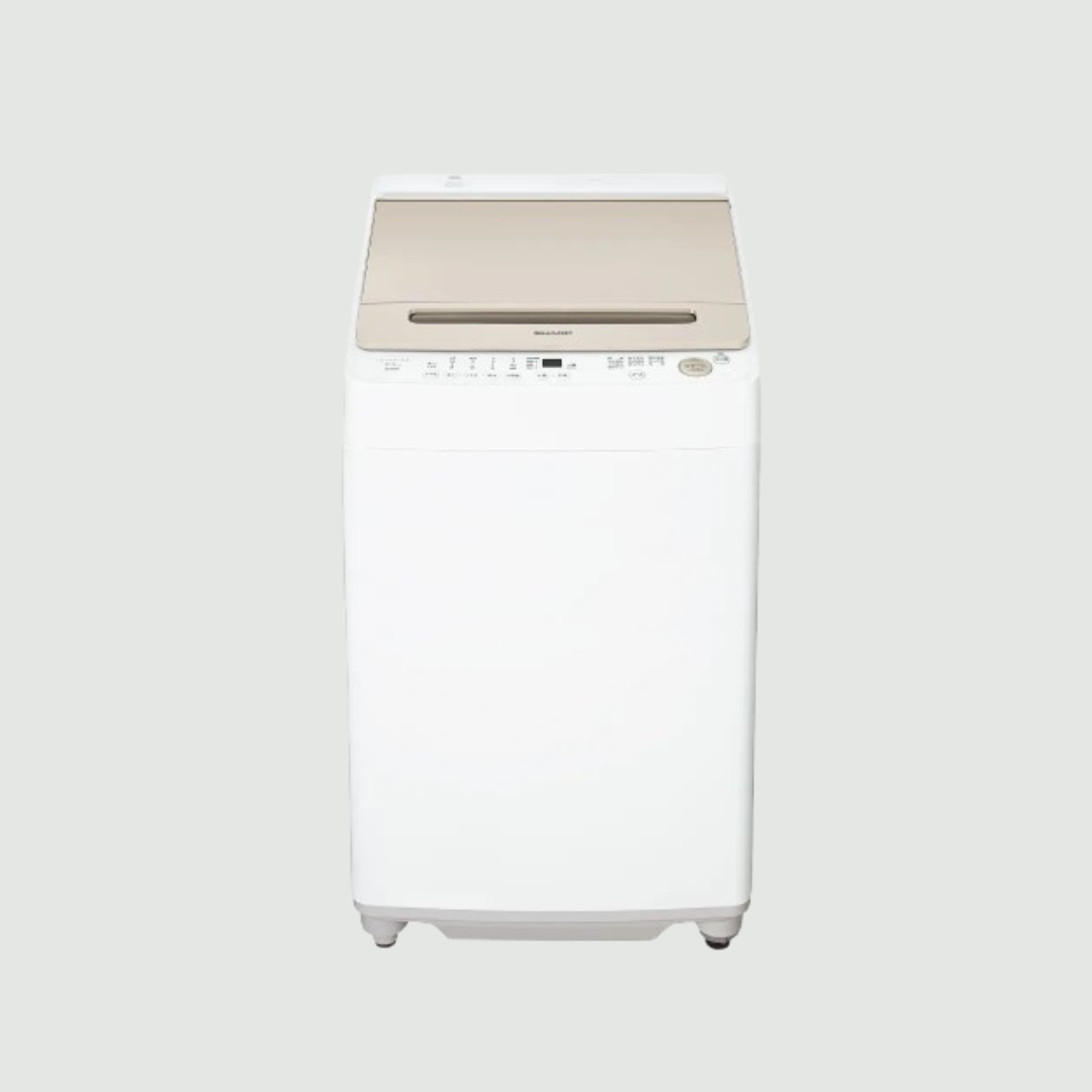 SHARP全自動洗濯機　美品8kg（1874） SHARP 全自動洗濯機【洗濯8㎏】スタイリッシュタイプ 洗濯8