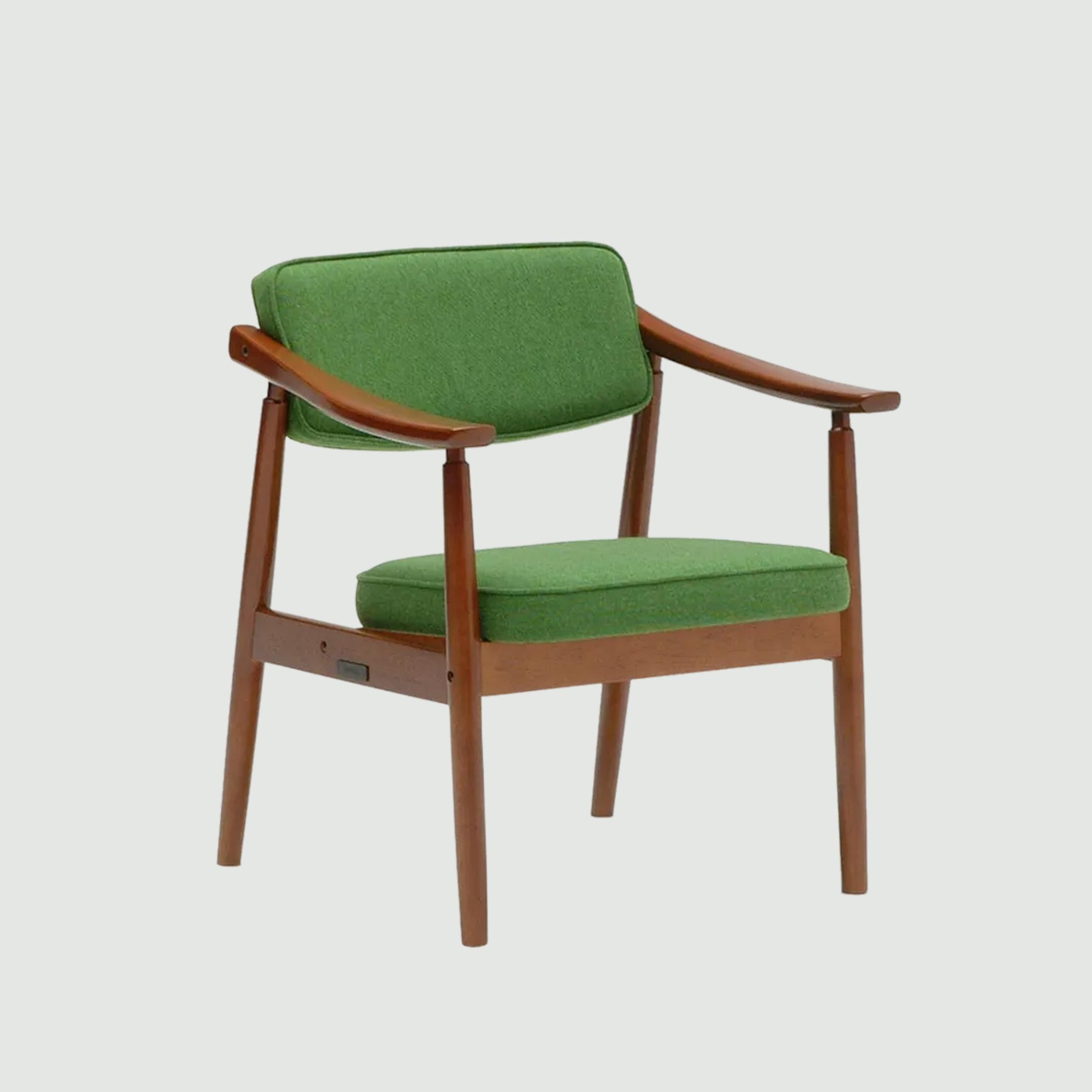 カリモク60 Tチェア タープグリーン karimoku 椅子 作業 デスク用 カリモク60 Dチェア タープグリーン karimoku60 / カリモク60の