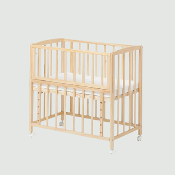 yamatoya ベビーベッド リビングコット 専用マットレス付き