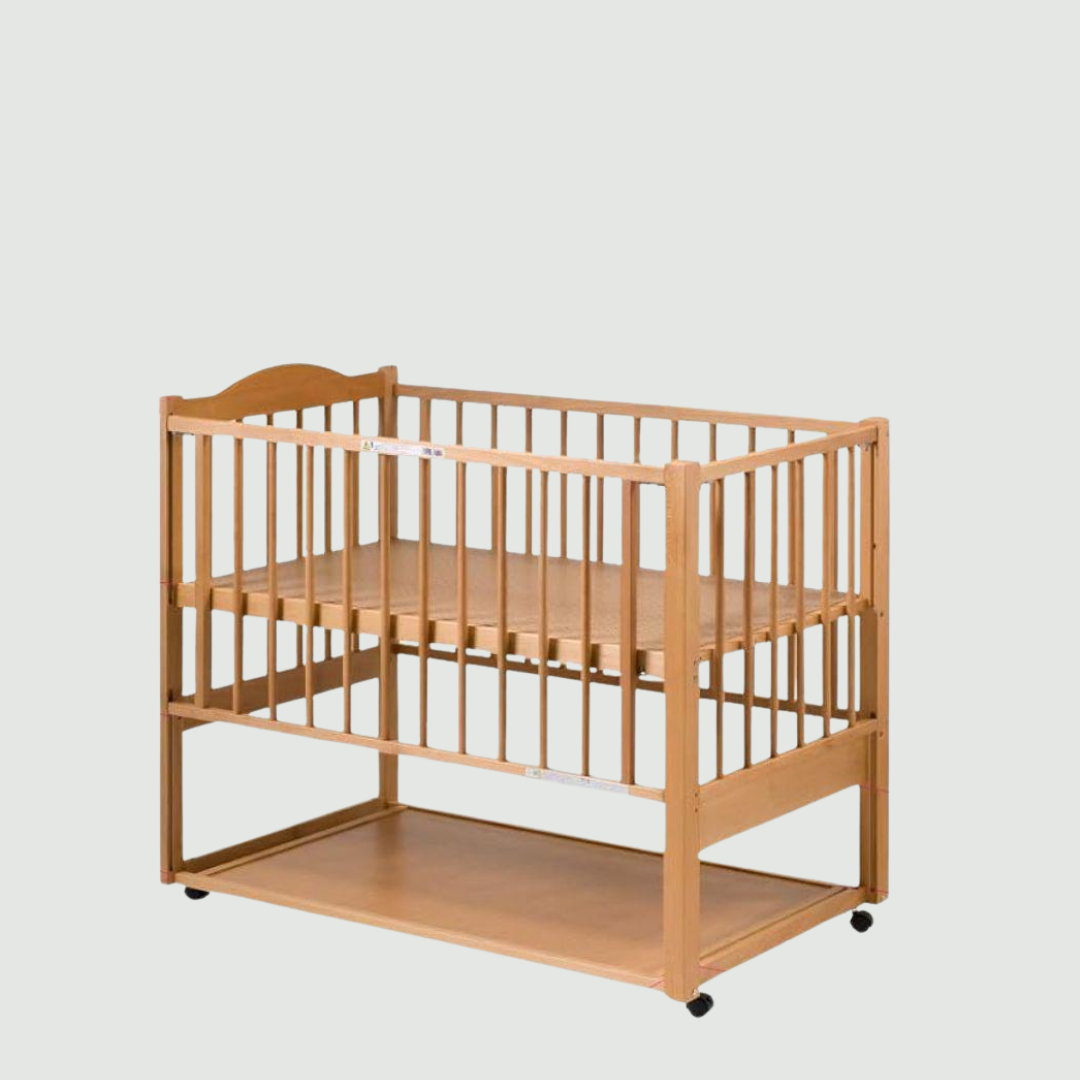 石崎家具 ツースライド ベビーベッド レギュラーサイズ 幅126.9×奥行