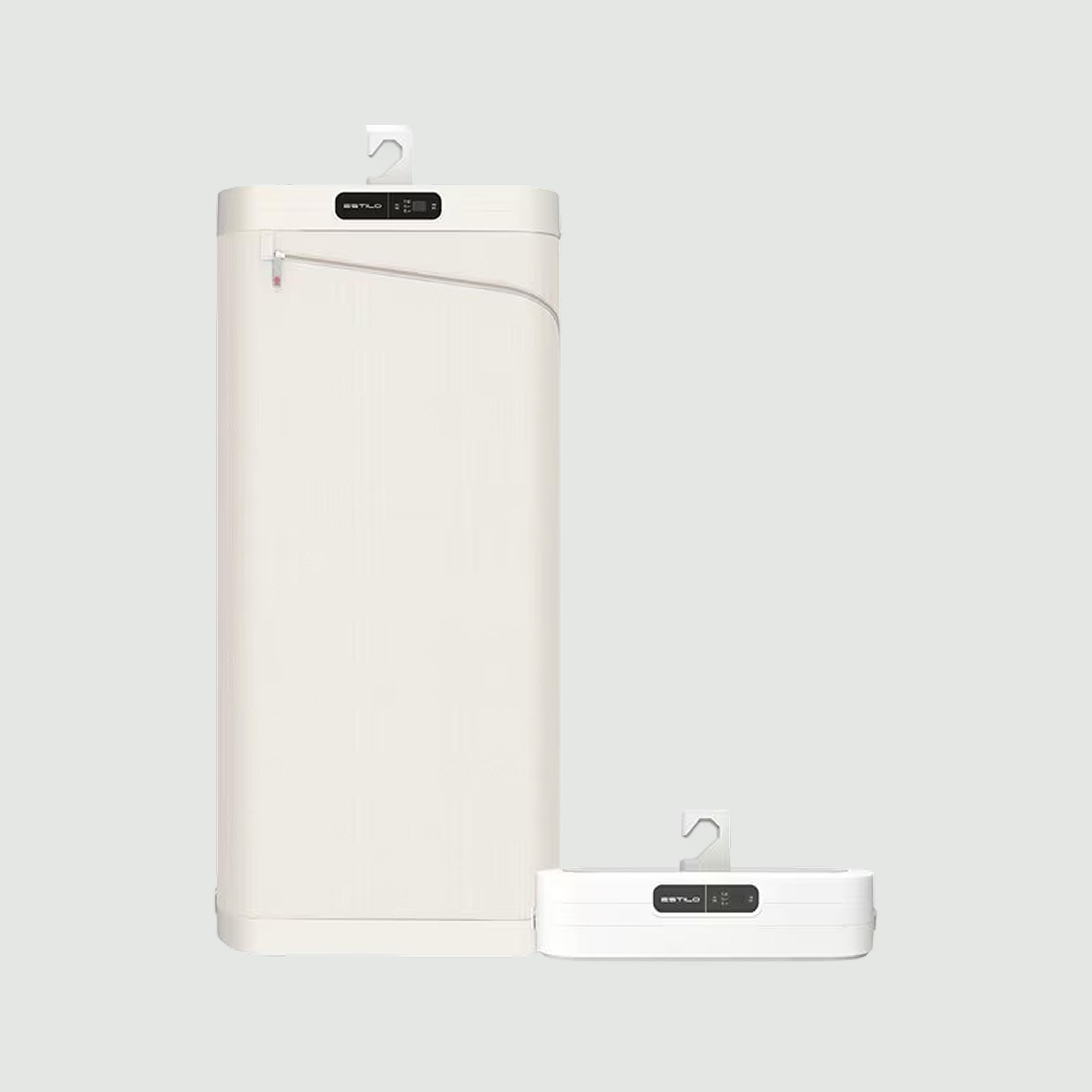 衣類ケア スチームイオンリフレッシャー ESTILO エスティロ アイボリー ESTILO (エスティロ) スチームイオン衣類リフレッシャー 幅67×奥行20